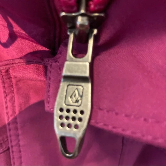 VOLCOM Sz XS Omega Gor-Tex V-Line Science Hooded Snow 06 Recco Short Snow Jacket - Picture 16 of 16